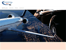 Tablet Screenshot of flughafentaxi-wien.com